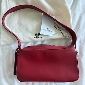 Courreges Racer Naplack Leather Bag
